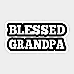 Blessed Grandpa Sticker